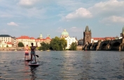 paddleboarding praha